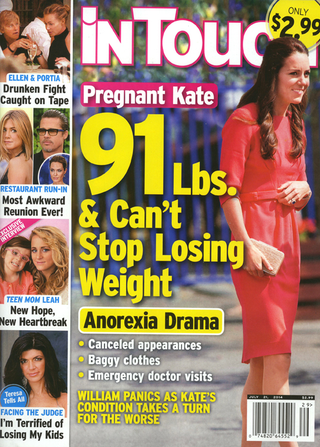 Illustration for article titled This Week in Tabloids: Kate Middleton Is Pregnant and Anorexic